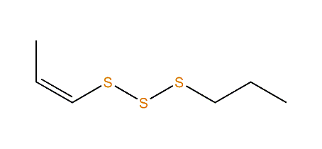 Propyl (Z)-1-propenyl trisulfide